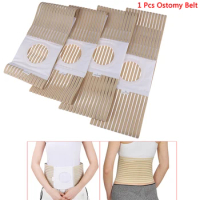 1x Medical Breathable Thin Ostomy Belt Unisex Hernia Support Abdominal Binder Brace Stoma Care Bellyband Adjustable Pressure Pad