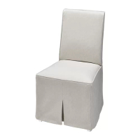 BERGMUND 餐椅附長椅套, 白色/kolboda 米色/深灰色