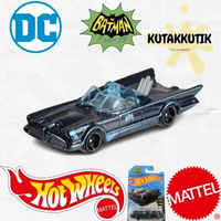 Hotwheels Mobil Batman TV Series Batmobile Hitam Garis Merah Batman Edition Hitam Biru