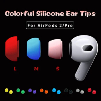 Color Replacement Ear tips For Apple Airpods Pro 2 Headphone Earbuds Silicone Eartips Ear pads Caps Cushion Plugs For AirPod Pro