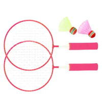 Badminton Racket Reinforced Children's Badminton Racket 2 Nylon Shuttlecocks Included Entertainment Racquet Sports Toys For