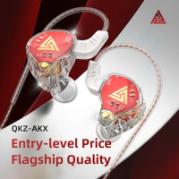 QKZ AKX 3.5mm In-ear Wired Earphones Dynamic HIFI Bass Earbuds Monitor Headphone Sport Noise Cancelling Headset