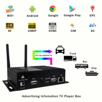 MPC1920-4G Factory mobile 4G SIM card GPS IOT Google play Android network Ad information TV media player box for Bus Car Taxi
