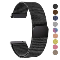 20/22mm Milanese Loop for Samsung Galaxy 42 46mm Watch 4 5 3 Strap Band Active 2 40/44mm Gear S3 for Amazfit Bip For Huawei gt 2