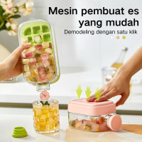 Botol Minum 2in1 Kaca Es & Sedotan | BPA Free, Tahan Panas & Dingin 50°C-150°C, Ideal untuk Travel, 
