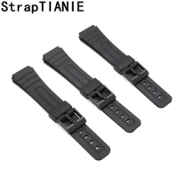 16 18 20 22mm Bracelet Silicone Rubber Bands For Casio Wristwatches EF Replace Electronic Wrist Watch Band Watch Sports Straps