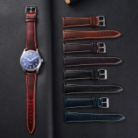 Z109 Vintage Oil Wax Leather Watch Strap 18mm 19mm 20mm 21mm 22mm Universal Watch Bnad Head Layer Co