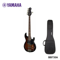 Yamaha BB735A 5-String Professional Electric Bass Guitar includes Gig Bag