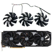 NEW 1SET RTX 2060 X-GAMING GPU FAN，For ZOTAC GTX 1660 TI、RTX 2060、2060 Super、2070、2070 Super X-GAMING Graphics card cooling fan