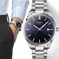TISSOT 天梭 官方授權 PR100 簡約紳士手錶 送禮推薦-40mm T1504101104100