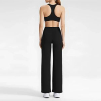 裸感瑜伽套裝性感鏤空美背緊身瑜伽服女戶外跑步健身運動套裝