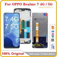 6.5" Original For OPPO Realme 7 4G 5G RMX2155 RMX2111 LCD Dipslay Touch Screen Digitizer For Realme 7 4G LCD Screen Replacement