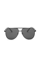 Sara Smith Unisex Stylish Polarized Aviator Sunglasses (太陽眼鏡) - 金色 / 灰色