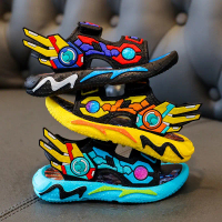 PROMO 8.8 IMPORT Okaybaby B119 Sandal Robot Transformers Anak Laki Laki Termurah Sepatu Sendal Gunun