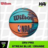 Bola Basket Wilson NBA DRV PRO Streak Blue/Orange - Sz 7 Basketball