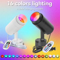 Stage LED Spotlight RGB Lamp Remote Control Adjustable Atmosphere Decoration Indoor Ceiling Light K Bar Disco Neon Lighting