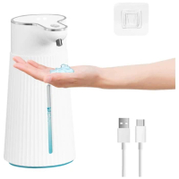 Automatic Soap Dispenser Soap Dispenser 400Ml USB Rechargeable Electric Soap Dispenser