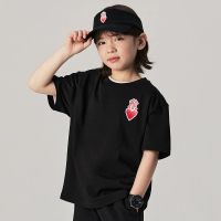 【MLB】童裝 短袖T恤 Heart系列 紐約洋基隊(7ATSH0243-50BKS)