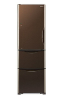【HITACHI】 日立394公升變頻三門冰箱 [RG41BL-GBW棕]-左開 含基本安裝【三井3C】