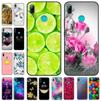 For Huawei Y7 2019 Case Y 7 2019 Silicone TPU Back Cover Protective Phone Case For Huawei Y7 Y7 Prime 2019 Bumper Fundas Coque