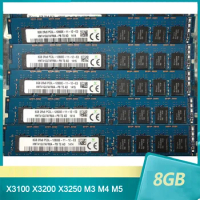 1 Pcs For IBM X3100 X3200 X3250 M3 M4 M5 Server Memory 8GB 8G DDR3L 1600 2RX8 UDIMM ECC RAM