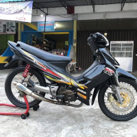 Knalpot Dos Muffler Stainless Smash std 100% Asli