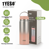 Tyeso Termos Stainless Steel Tumbler Tahan Panas Dingin 1000ML Botol Minum Air Bottles portable Vac