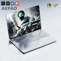 AKPAD 15.6 inch Laptop Windows 11 10 Pro 1920*1080 Cheap Portable Intel Laptop 12G RAM 128GB/256GB/512GB/1TB SSD HDMI Port