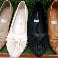 sepatu balet/ flat shoes/tanpa merek/ berkualitas / terapdet / desain ny