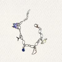 Charm Bracelet Oval Chain by Archè - Gelang custom stainless steel anti karat