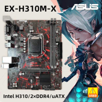 ASUS EX-H310M-X H310 Micro ATX Motherboard DDR4 LGA 1151 Socket Supports for Intel Core i5 8500 8600 9400F 9600K i7 8700 9700F