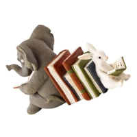 Bookshelf Bookends Home Decor Book Shelves Animal Figurine Elephant Crafts Animal Decoration Lawn Decor