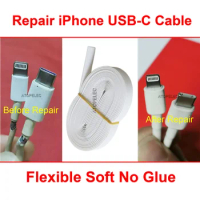 2M 3:1 Heat Shrink Tube Fix Repair iPad iPhone 11/12/13/14/15 Pro Max Type-C USB-C Fast Charge Cable Sleeve Sheath