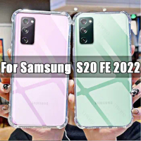 Soft Silicone Shockproof Case for Samsung Galaxy S20 FE 2022 Transparent for Sumsung S 20 FE 20fe 2022 Anti-scratch Covers Shell
