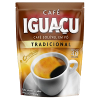 巴西 Cafe Iguacu Tradicional 伊瓜蘇 頂級冷凍顆粒即溶咖啡 40g 袋裝隨身包 黑咖啡 研磨細粉