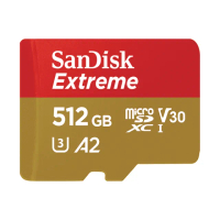 【SanDisk 晟碟】Extreme microSDXC V30 A2 512GB 190MB/s記憶卡(平行輸入)