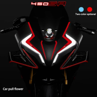 Motorcycle Fairing Modified Reflective Sticker Front Wind Deflector Decoration Waterproof Latte For CFmoto 450SR