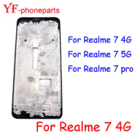 Middle Frame For Realme 7 pro RMX2170 / Realme 7 5G RMX2111 / Realme 7 4G RMX2155 Front Frame Housing Bezel Repair Parts