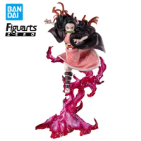Newest Bandai Original Model Figuarts Zero Demon Slayer Kamado Nezuko 24Cm Collectile Anime Figure Action Figure Toys