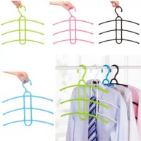 Anti-skid Hanger Hook Fishbone Space Saver Wardrobe Organizer Clothes Rack Clothes Hanger