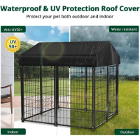Outdoor dog house with roof waterproof cover, suitable for small and medium-sized dogs, dog enclosure pet cage, free shipping