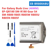 Battery EB-BR800ABU For Samsung Galaxy Buds Live EP-QR180 SM-R180 Gear S4 SM-R800 R805 R805W R805U R805N R805F 46MM 472mAh