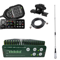 【AnyTalk】FT-2500GPS對講機+AT-V120W功率放大器(贈SG7500天線+固定天線座+3米訊號)