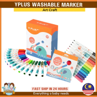 YPLUS Washable Fabric Markers Non Toxic Markers for Colouring School Art Suppliers