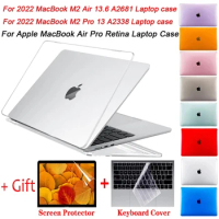Laptop Case for MacBook Air M2 2022 a2681 13.6 inch M3 Case For APPLE Macbook 11 12 13 14 15 16 inch m3 laptop shell m1 Pro 13.3