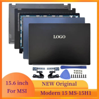 NEW Laptops Screen LCD Back Cover Front Frame Hinges Palmrest Top Case Bottom Case For MSI Modern 15 B12M-026UK MS-15H1 MS-15H2