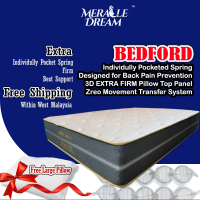 BEDFORD QUEEN 5 ZONE INDIVIDUAL POCKET SPRING MATTRESS, BACK SUPPORT, NECK SUPPORT,BACK PAIN PREVENT