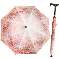 WEPON 阿里山風情可調式長柄自動傘一把(粉紅色)