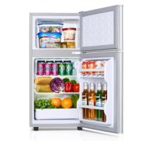 Commercial Hotel Home Direct Cooling Smart Mini Compact Fridge Refrigerators With Two Doors