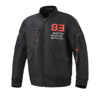 Motorcycle Jacket Waterproof Flight Jacket Interior Detachable Built-in CE Protector Biker Clothes Wear Resistant For 4 Season